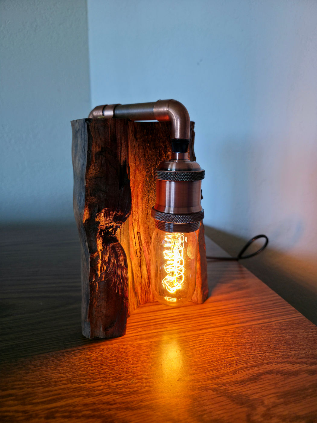 Photo from Handmade madrone lamps and more