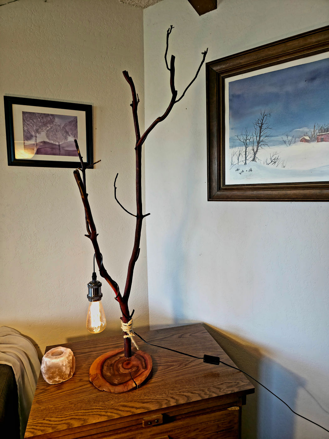 Photo from Handmade madrone lamps and more