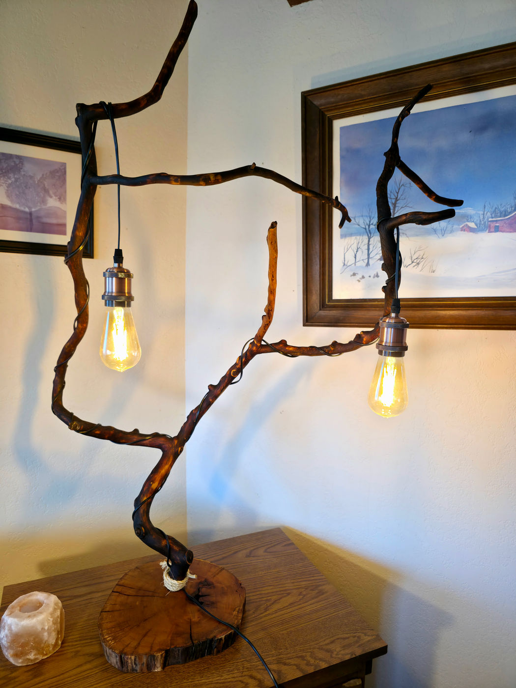Photo from Handmade madrone lamps and more