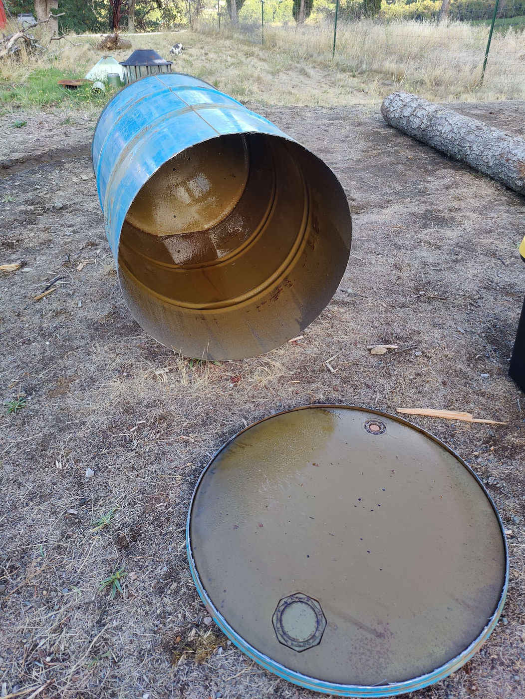 Photo from Our First Rocket Mass Heater Build!